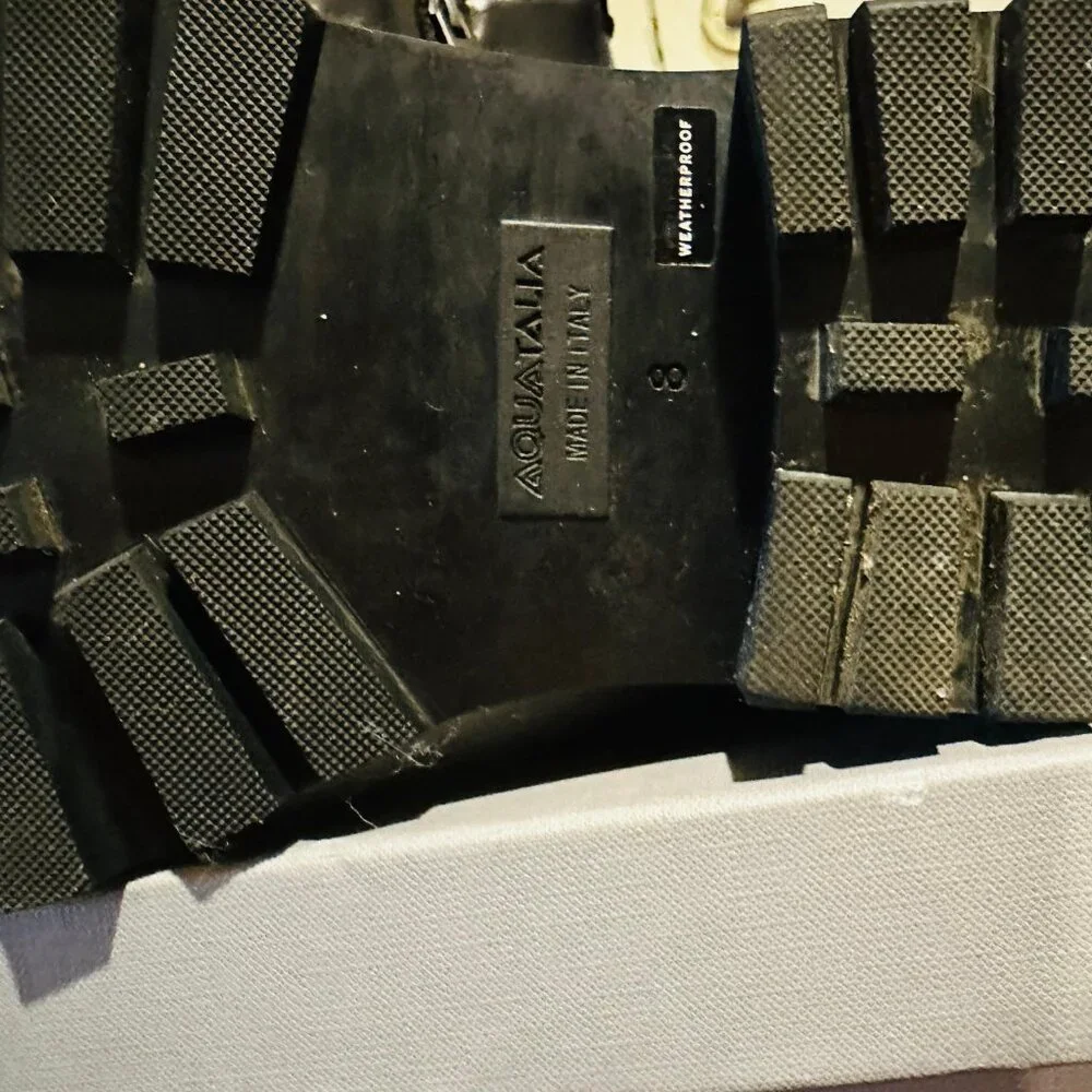 AQUATALIA Black Leather Boots - Picture 7 of 7